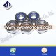 White Zinc Plated Hex Nylon Nut