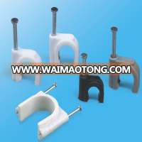 China Wholesale Plastic Material and Circle Nail Wall Cable Clip